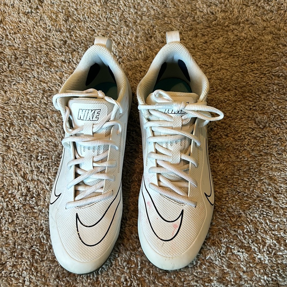 Nike Alpha Huarache  CZ6558-101 Lacrosse Football Cleats Size 8.5